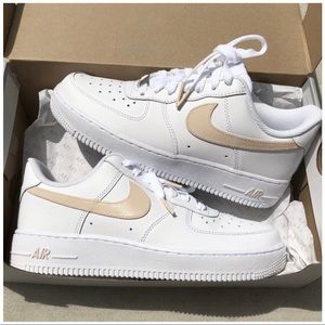 Tan Air Force 1 Shoes